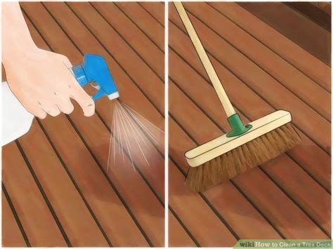 best way to clean trex decking