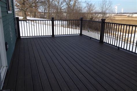 black trex decking