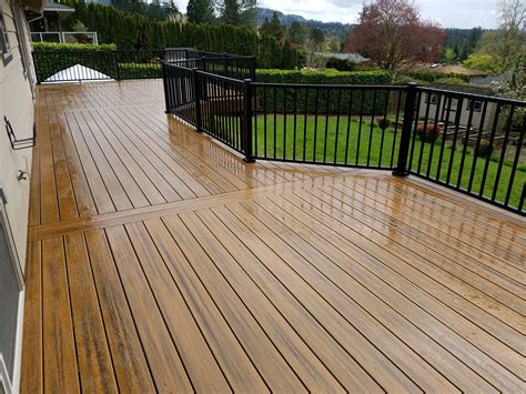 brown trex deck