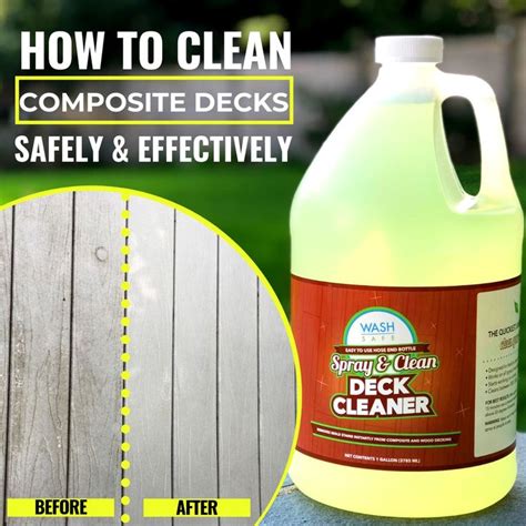 cleaner for trex decking