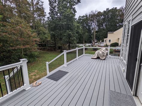 gray trex deck ideas