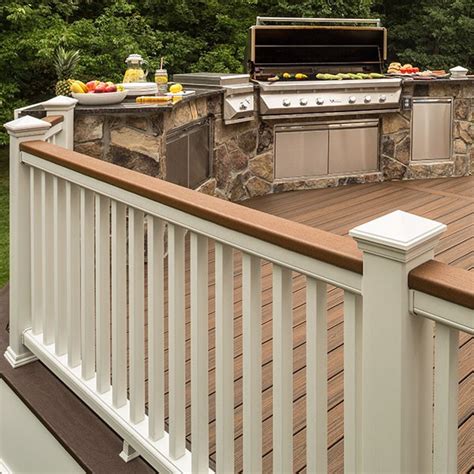 how to install a trex deck railing