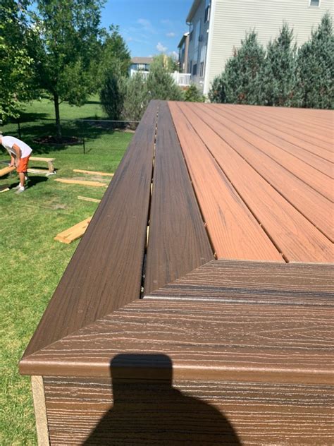 picture framing trex decking