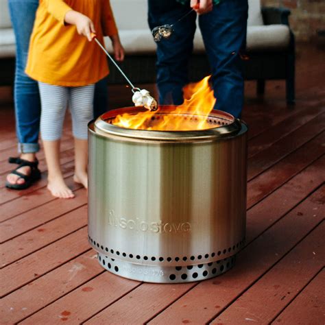 solo stove on trex deck