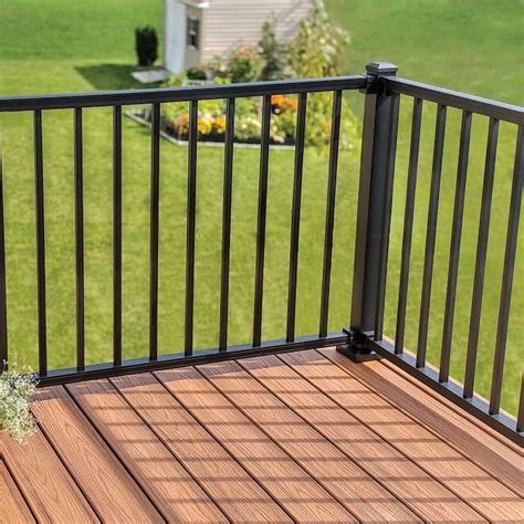 trex aluminum deck railing