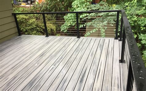 trex cable deck railing