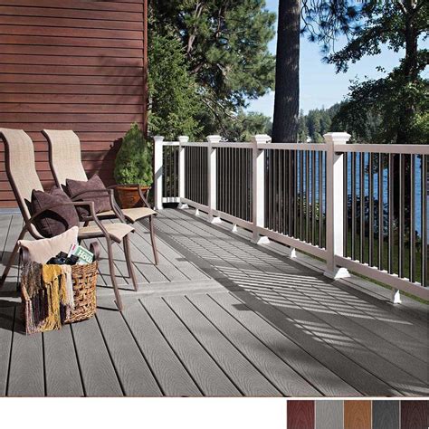 trex deck railing home depot