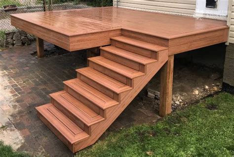 trex deck stairs ideas