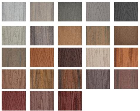 trex decking material colors