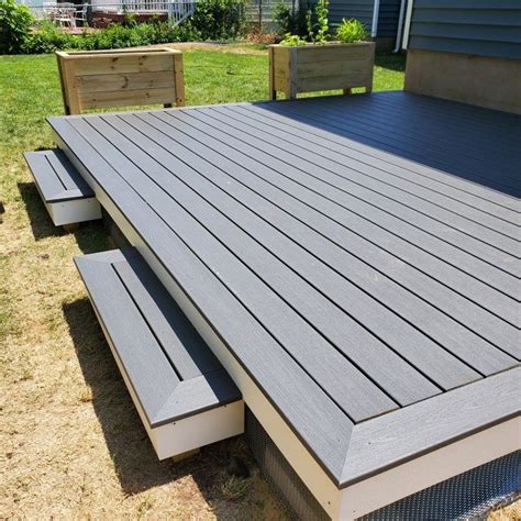 trex floating deck